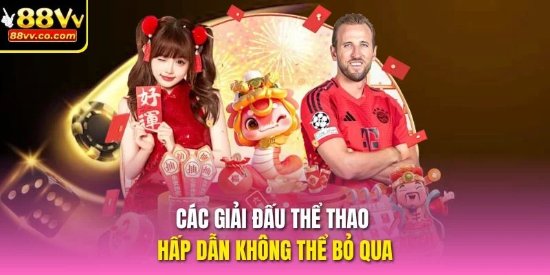 Các giải đấu thể thao hấp dẫn không thể bỏ qua