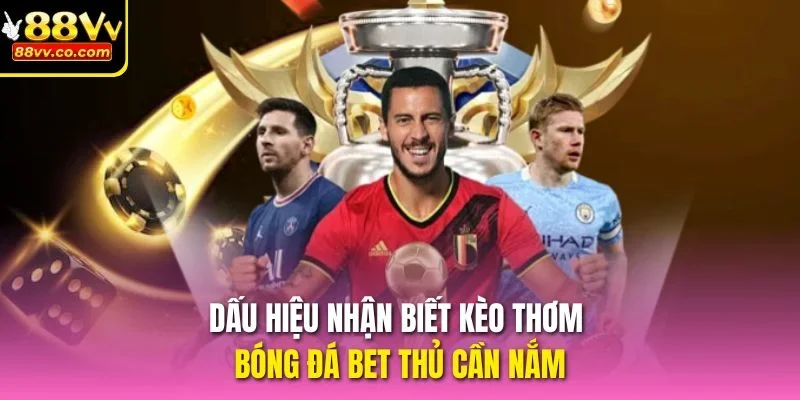 Dấu hiệu nhận biết kèo thơm bóng đá bet thủ cần nắm